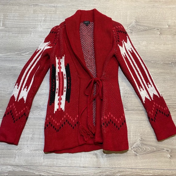 Lindex Cardigan with Tie closure. - Picture 2 of 8